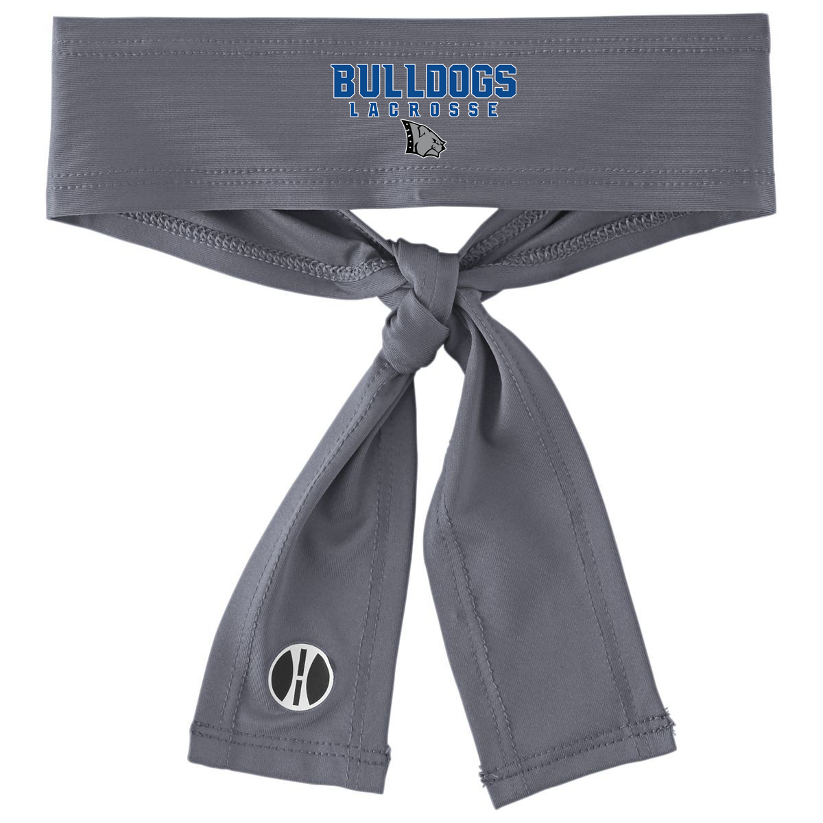 WB Bulldogs Lacrosse Zoom Tie Headband