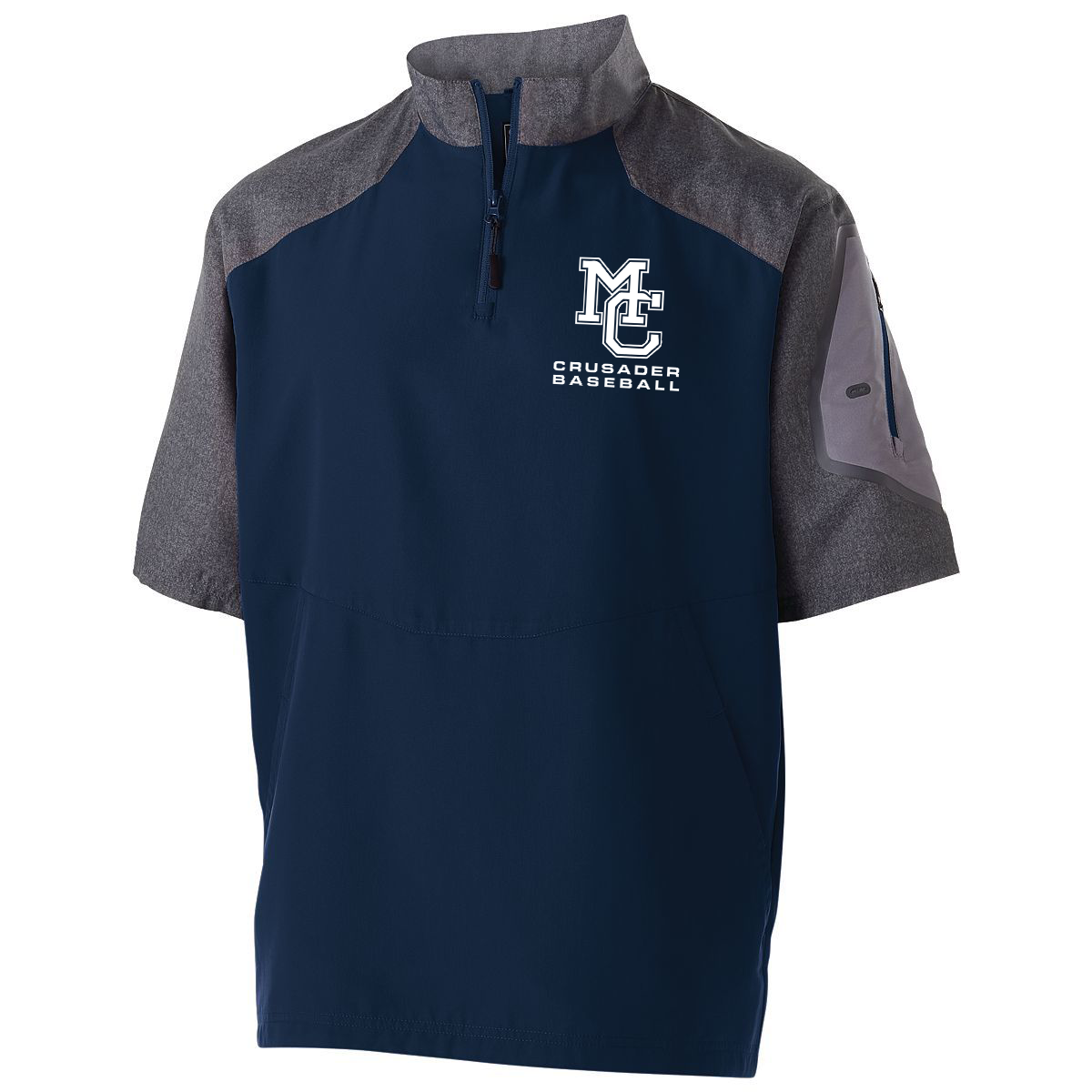 Morris Catholic Crusaders Baseball Short Sleeve Pullover - REQUIRED