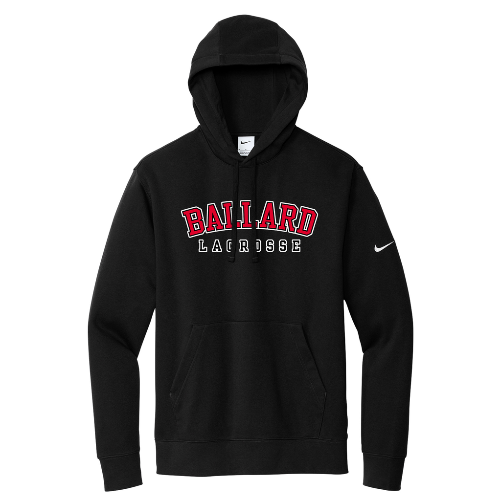 Ballard High School Boys Lacrosse Nike Fleece Swoosh Hoodie