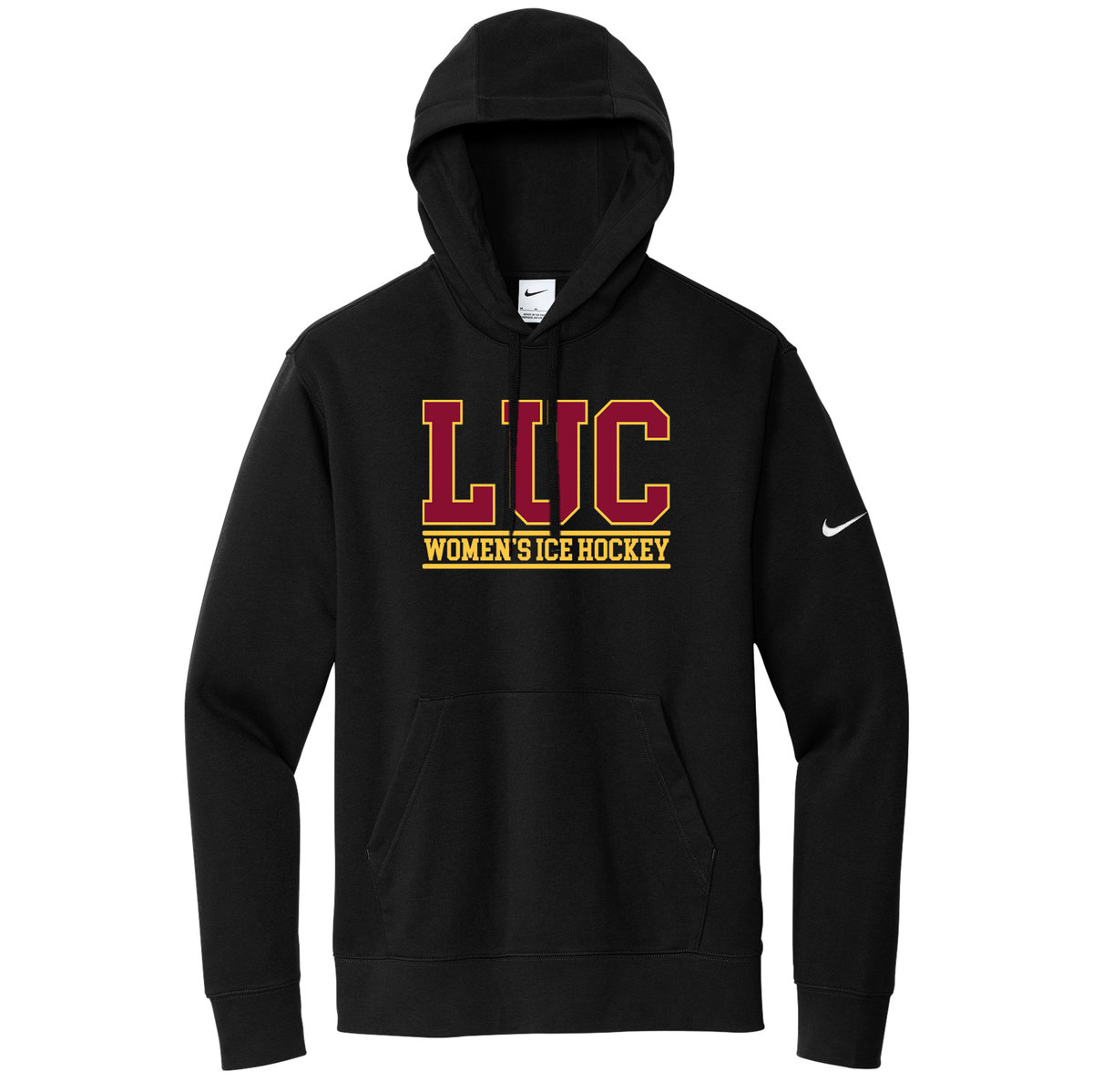 LUC Women's Ice Hockey Nike Fleece Swoosh Hoodie