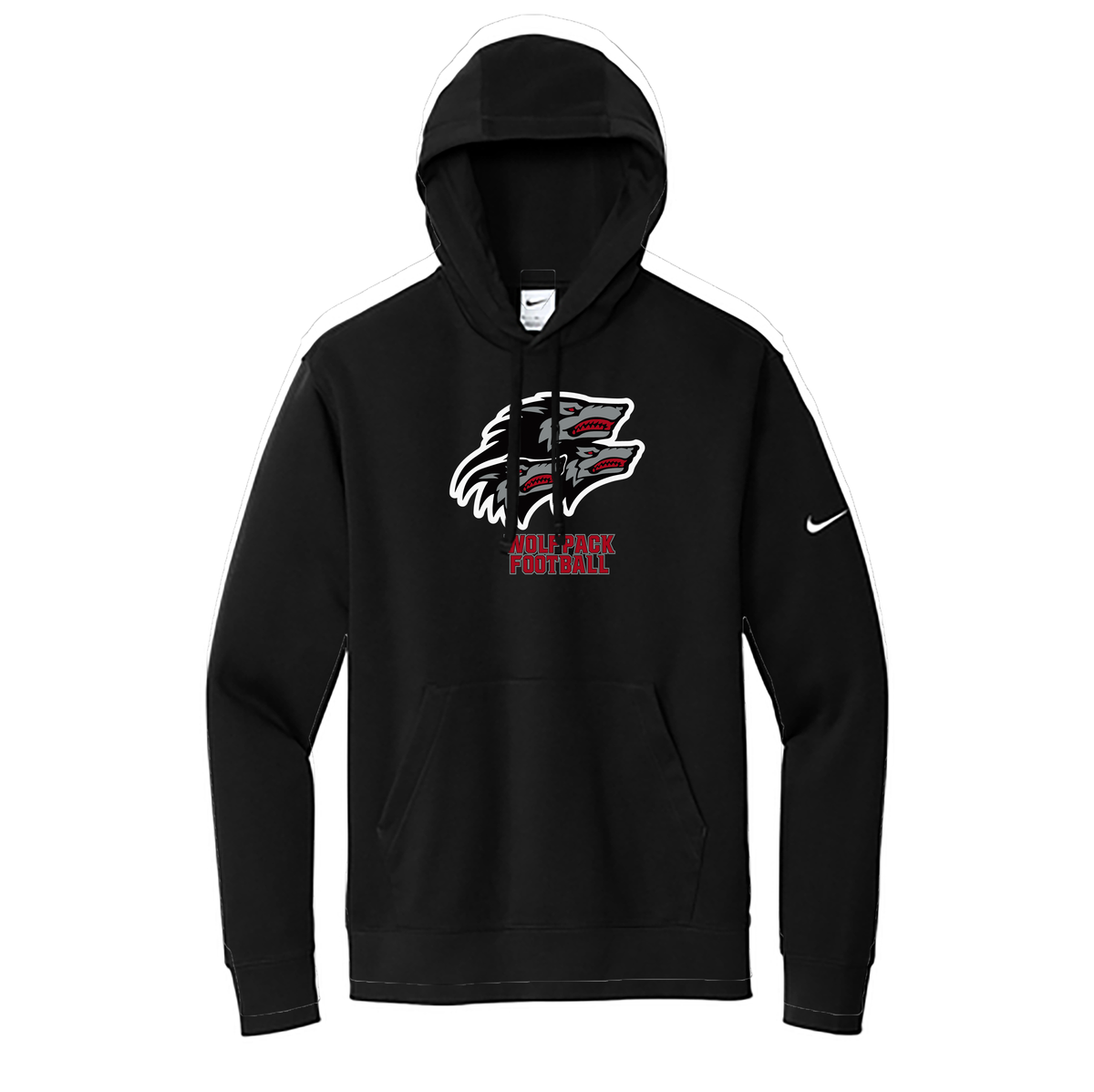 North Houston Wolfpack Football Nike Fleece Swoosh Hoodie