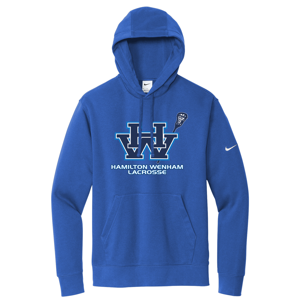 Hamilton Wenham Lacrosse Fleece Swoosh Hoodie