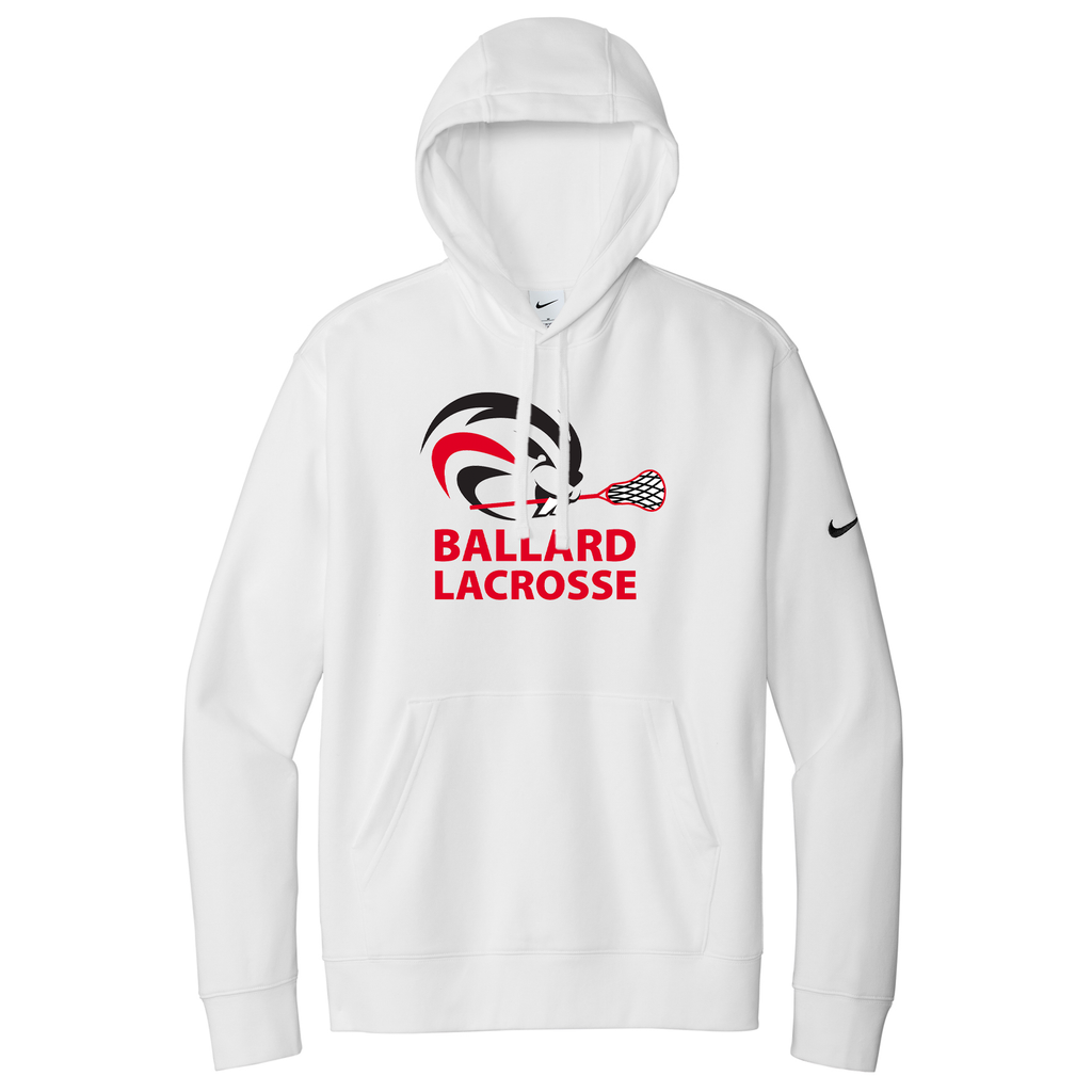 Ballard High School Boys Lacrosse Nike Fleece Swoosh Hoodie