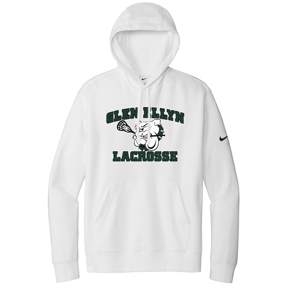 Glen Ellyn Bulldogs Lacrosse Fleece Swoosh Hoodie