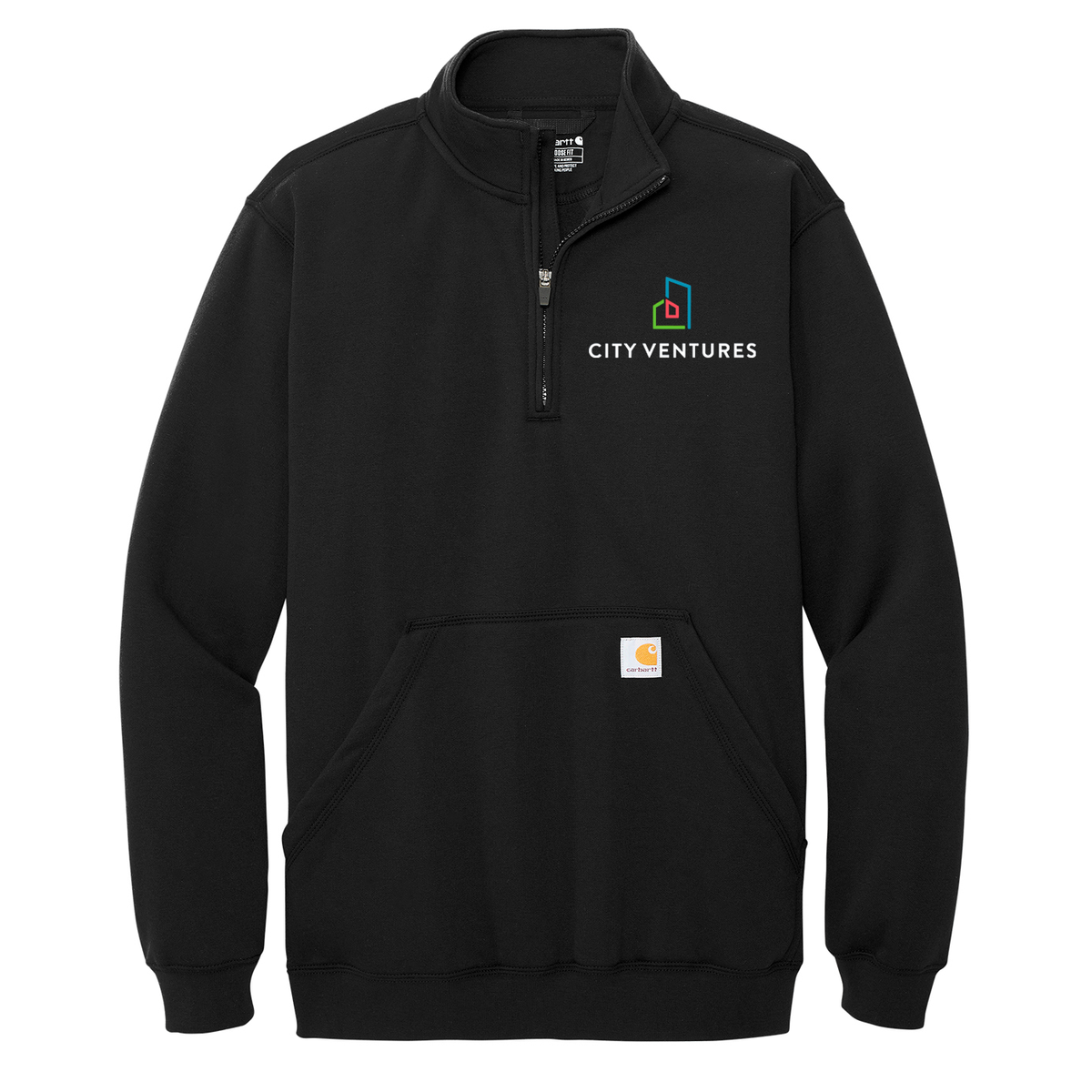 City Ventures Carhartt 1/4 Zip Mock Neck Sweatshirt