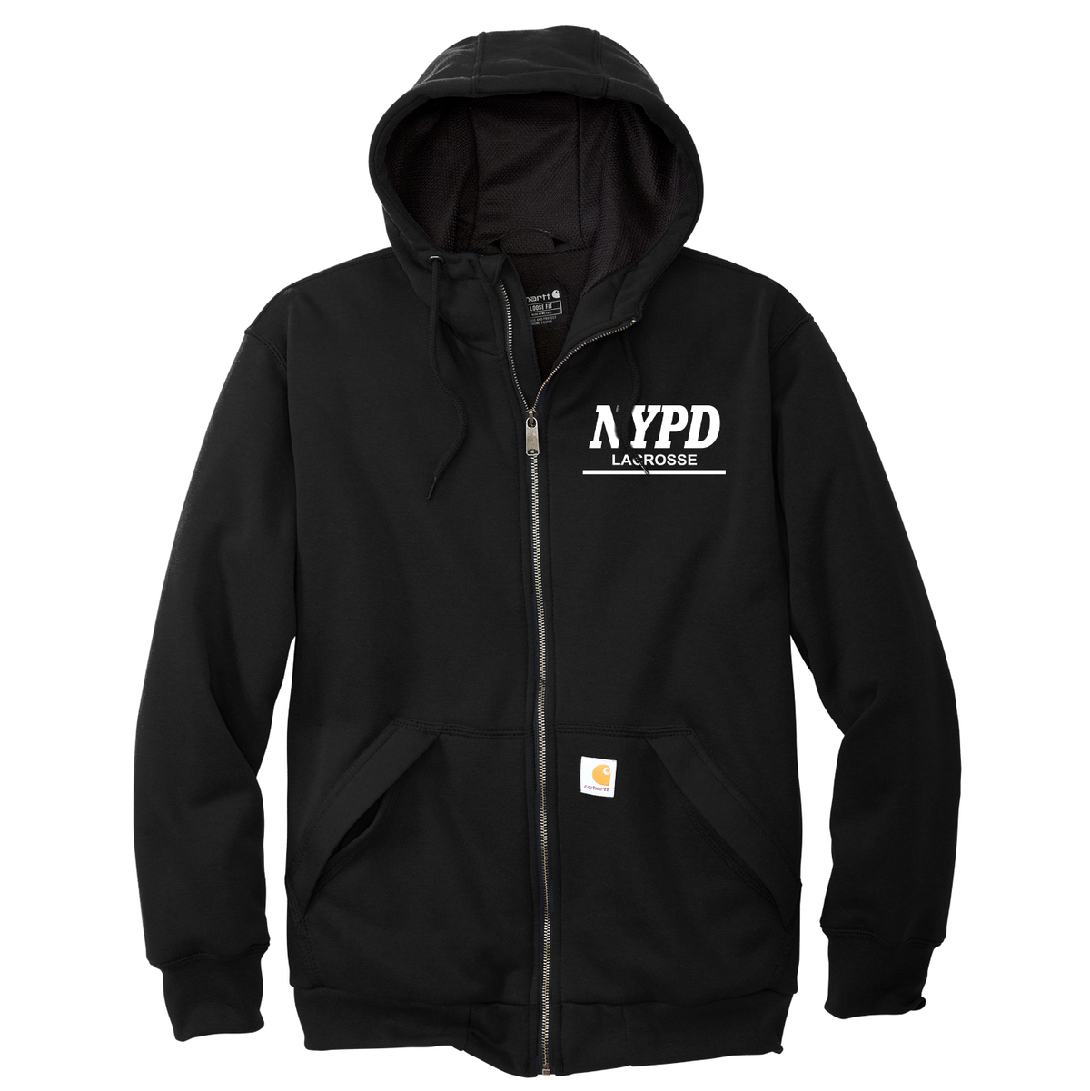 NYPD Lacrosse Thermal-Lined Full Zip Sweatshirt