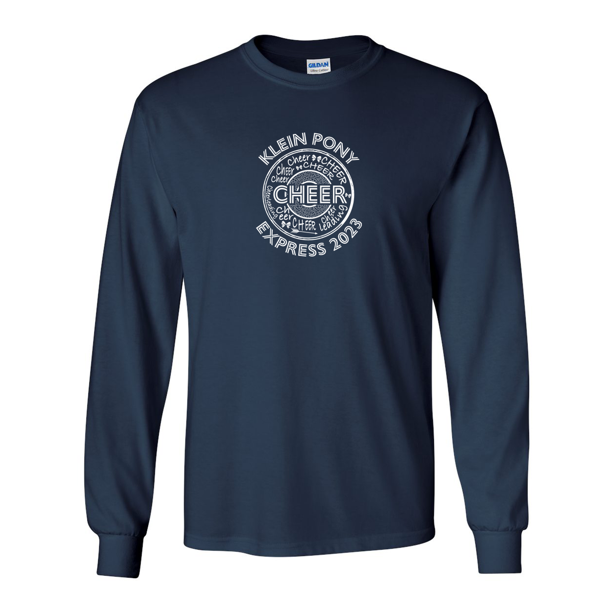 Klein Broncos & Pony Express Football Long Sleeve Shirt