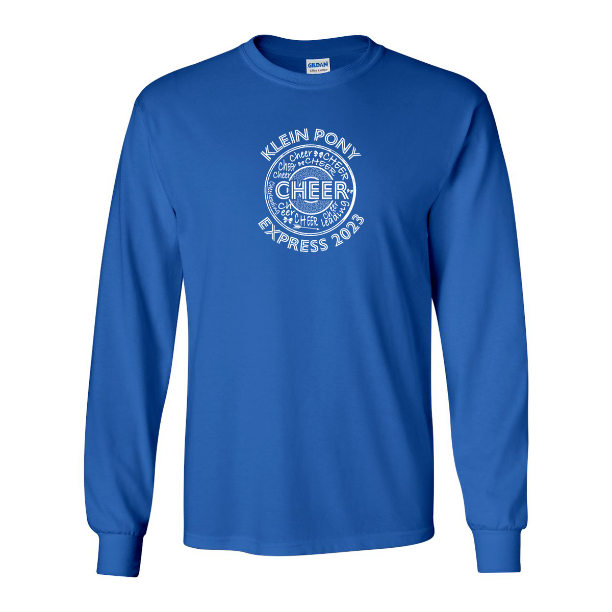 Klein Broncos & Pony Express Football Long Sleeve Shirt