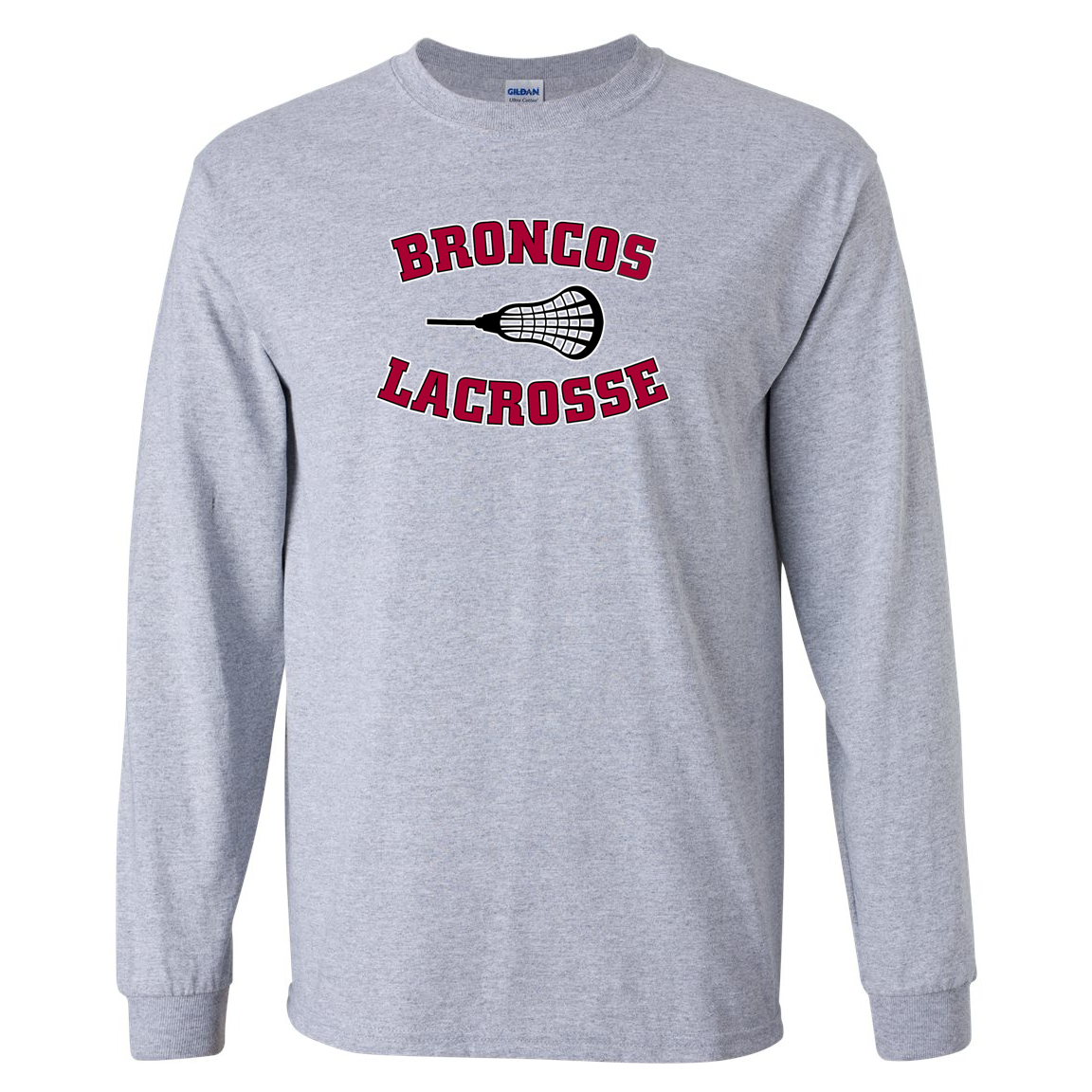 Bailey Middle School Lacrosse Gildan Ultra Cotton Long Sleeve Shirt