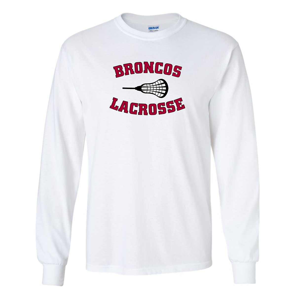 Bailey Middle School Lacrosse Gildan Ultra Cotton Long Sleeve Shirt