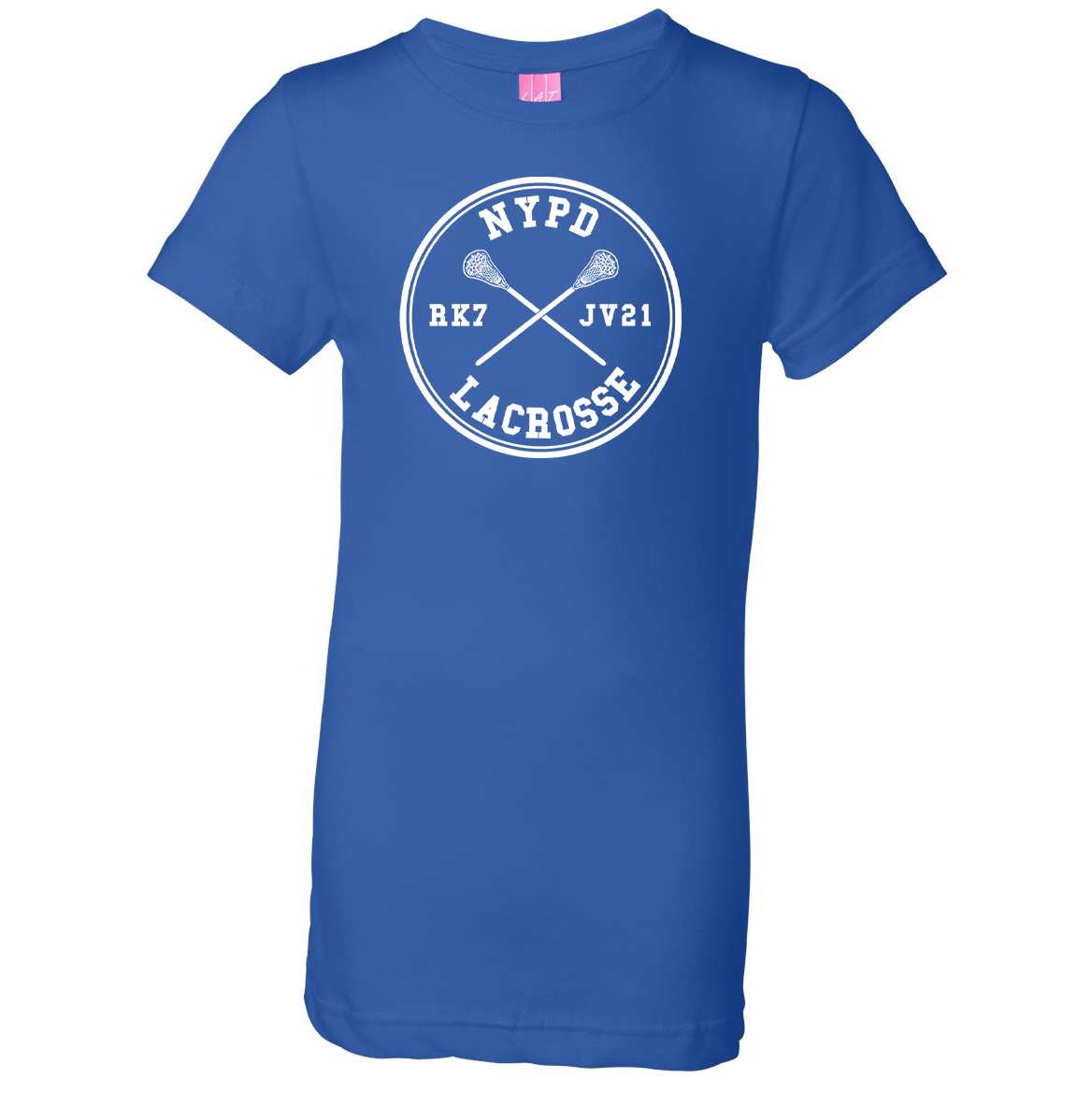 NYPD Lacrosse Girls' Fine Jersey Tee