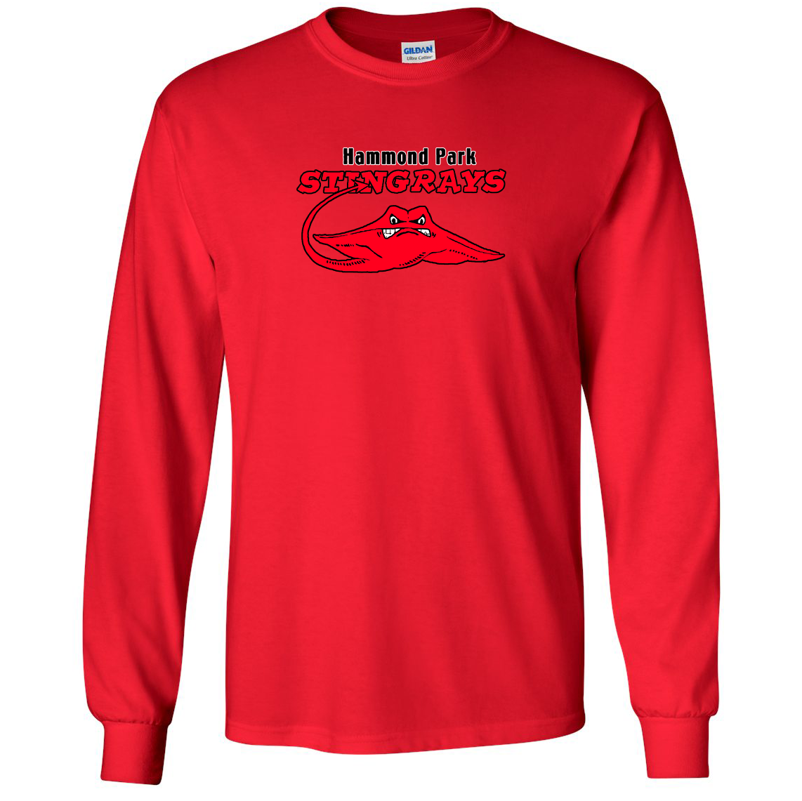 Hammond Park Stingrays Gildan Ultra Cotton Long Sleeve Shirt