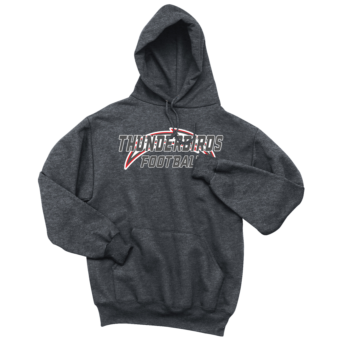 Connetquot Football Heavyweight Hooded Sweatshirt