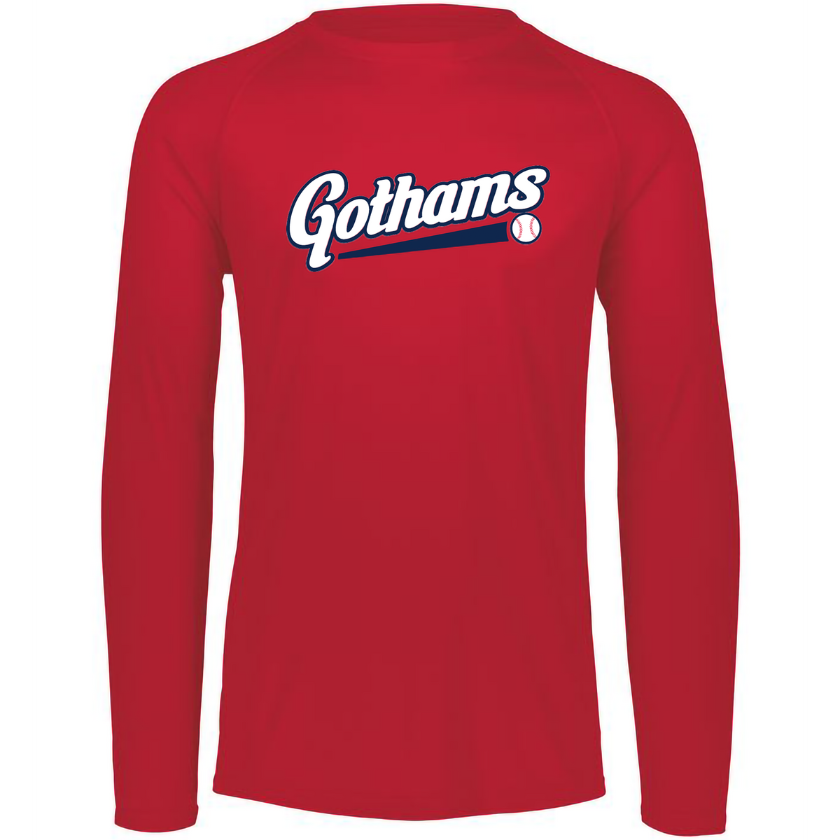 NY Gothams Baseball Augusta Sportswear Wicking Long Sleeve
