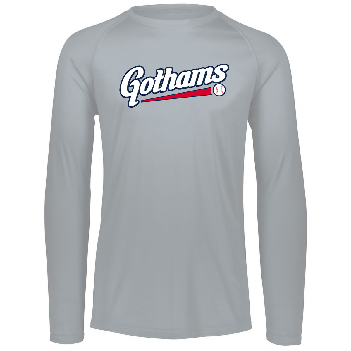 NY Gothams Baseball Augusta Sportswear Wicking Long Sleeve