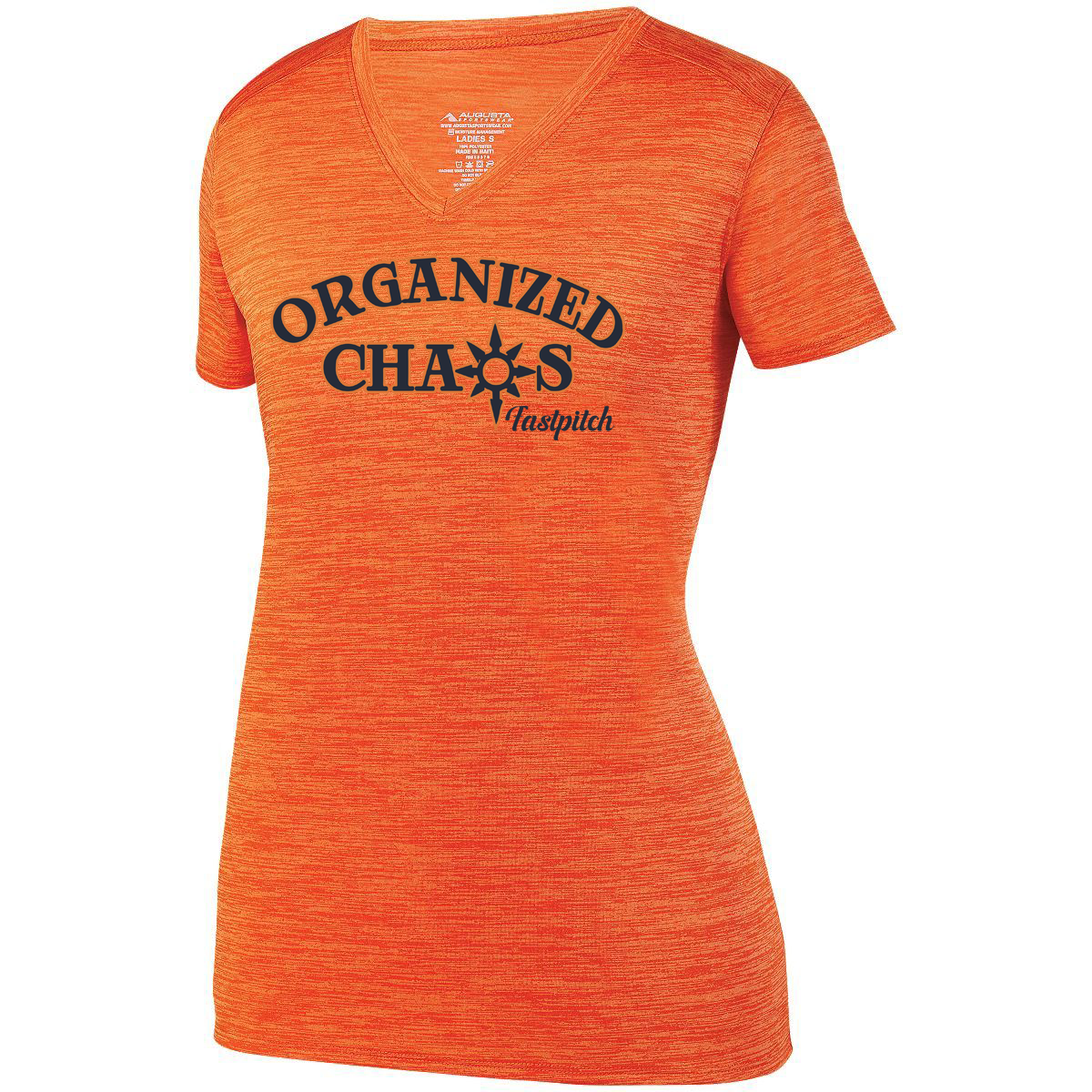 Organized Chaos Softball Ladies Shadow Tonal Heather Training Tee