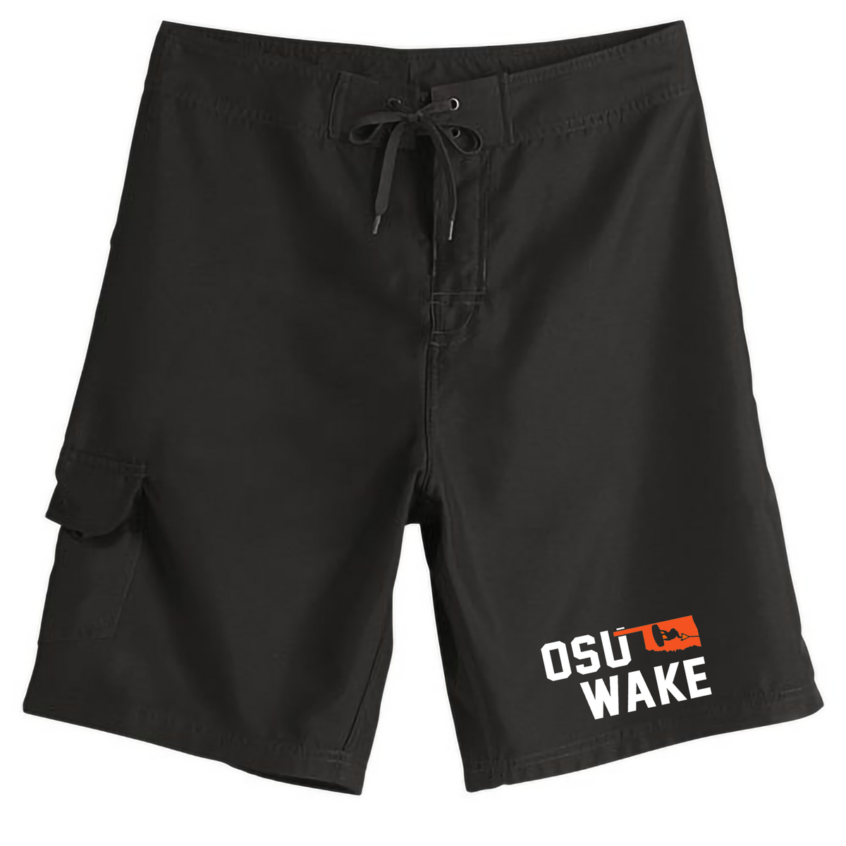 OK State Wakeboarding Diamond Dobby Board Shorts