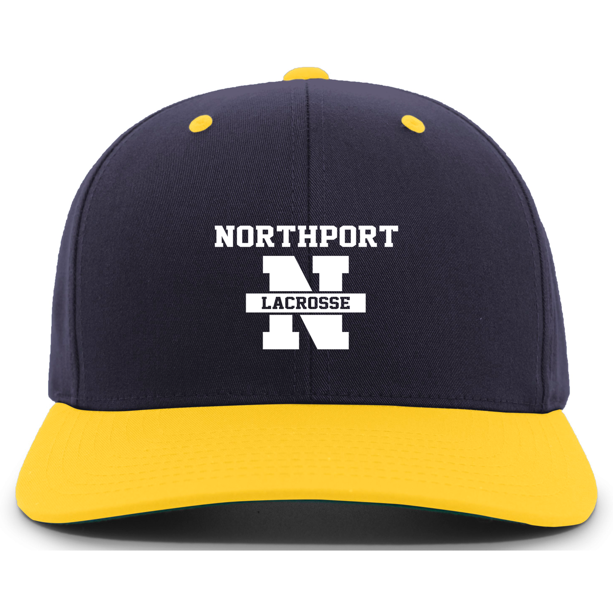 Northport High School Lacrosse Cotton-Poly Hook and Look Adjustable Cap