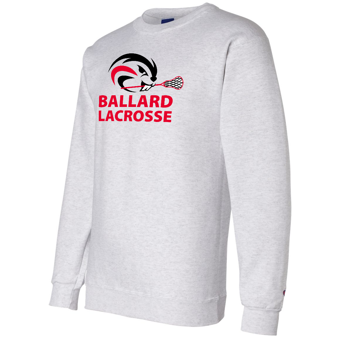 Ballard High School Boys Lacrosse Champion Double Dry Eco® Crewneck Sweatshirt