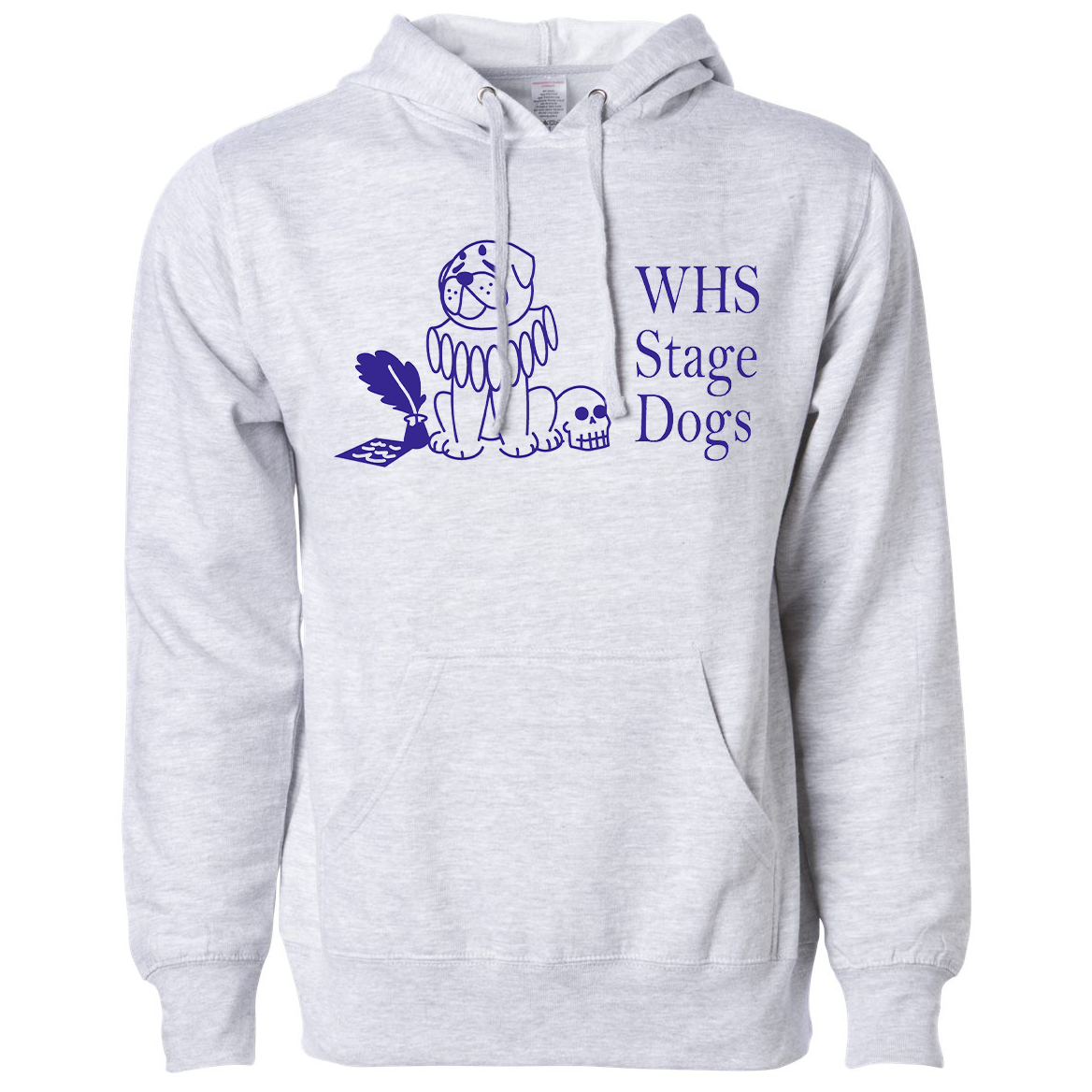 Westerly HS Drama Club Independent Trading Co. Pigment-Dyed Hooded Sweatshirt