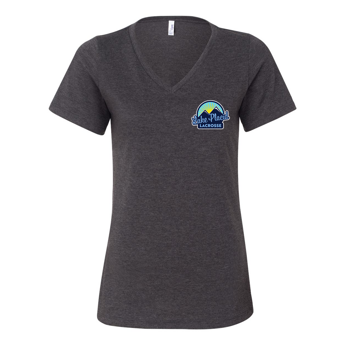 Lake Placid Lacrosse BELLA + CANVAS Women’s Relaxed Jersey V-Neck Tee