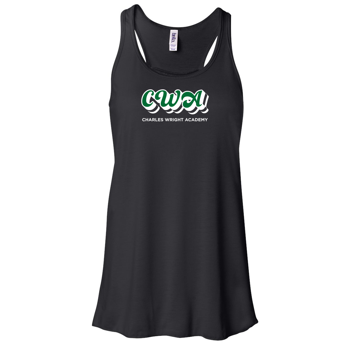 Charles Wright Academy Flowy Racerback Tank