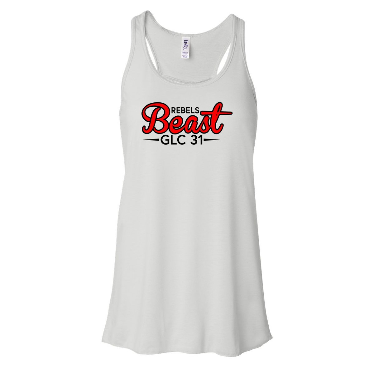 Rebels GLC Beast 31 BELLA + CANVAS Flowy Racerback Tank