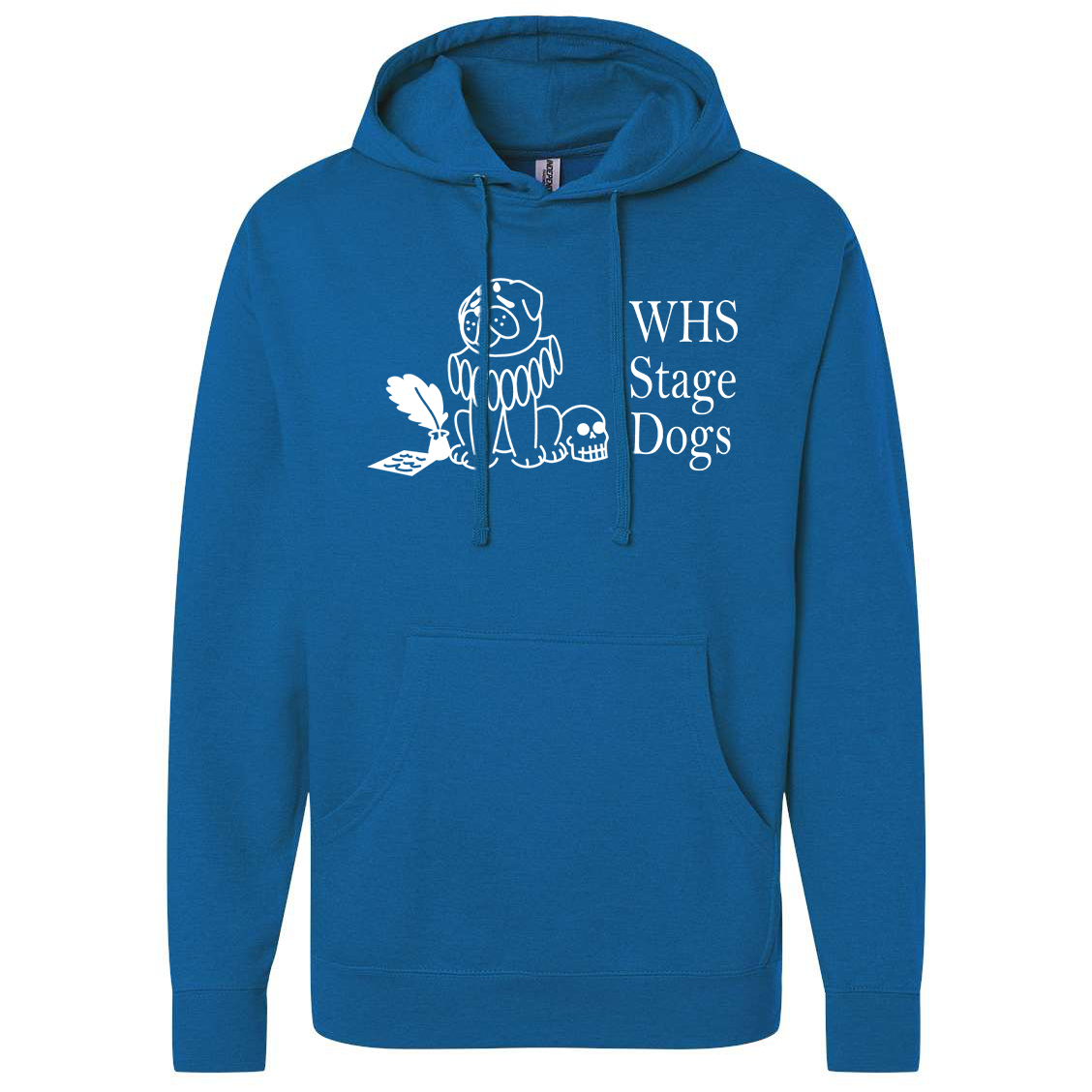 Westerly HS Drama Club Independent Trading Co. Pigment-Dyed Hooded Sweatshirt