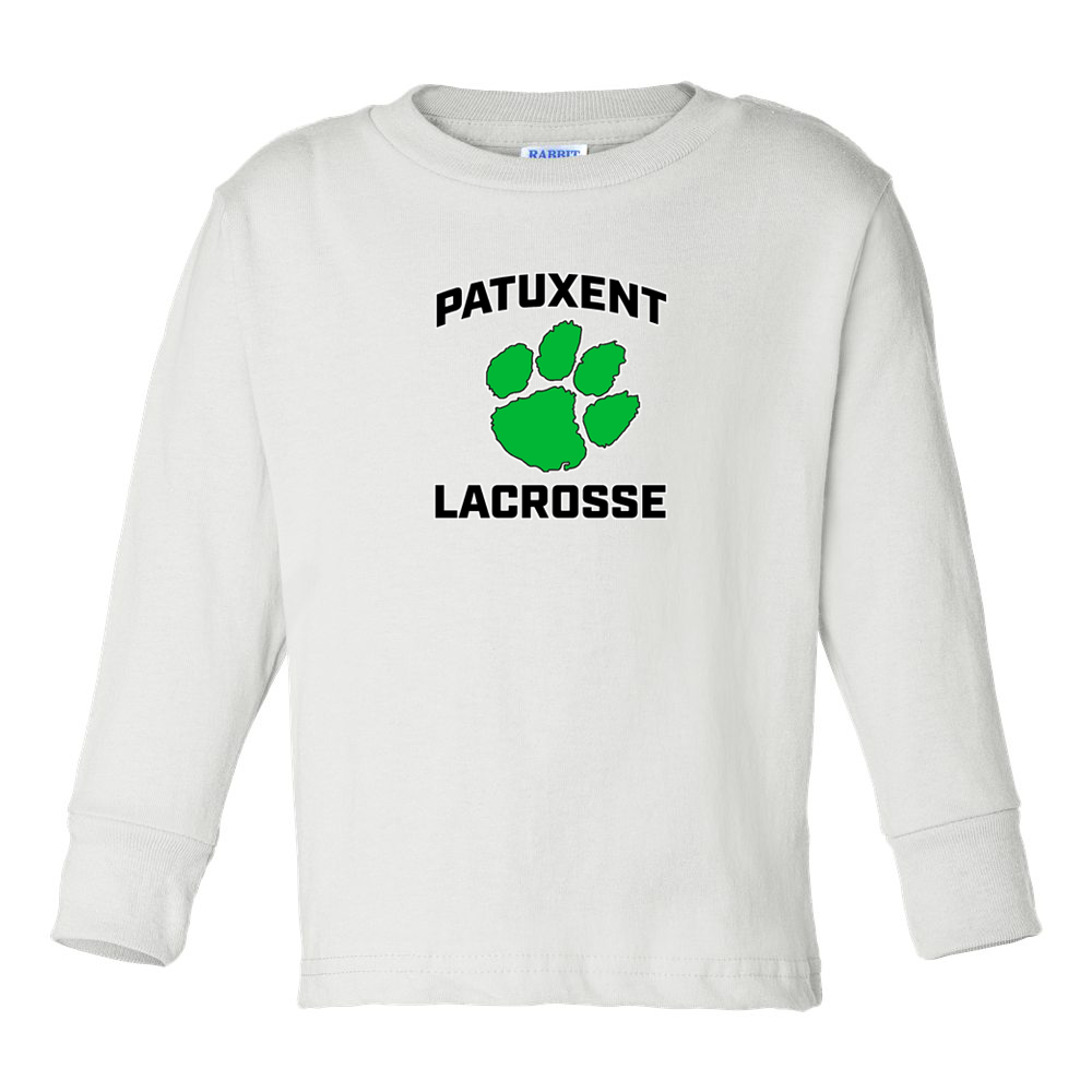 Patuxent Lacrosse Toddler Long Sleeve Cotton Tee