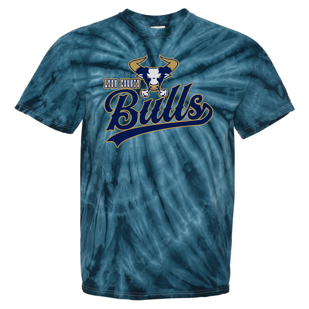 Lyon County Baseball Tie-Dye Pinwheel T-Shirt