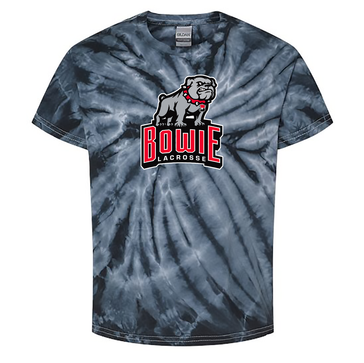 Bowie Girls Lacrosse Tie-Dye Pinwheel T-Shirt