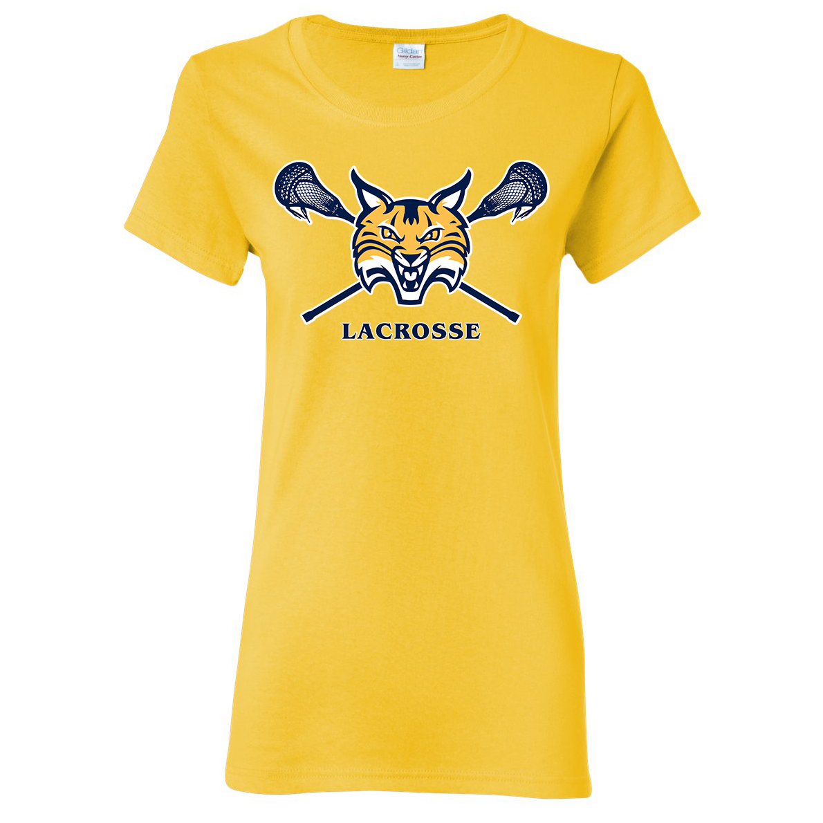 Quinnipiac Men's Lacrosse Gildan Heavy Cotton Women's T-Shirt