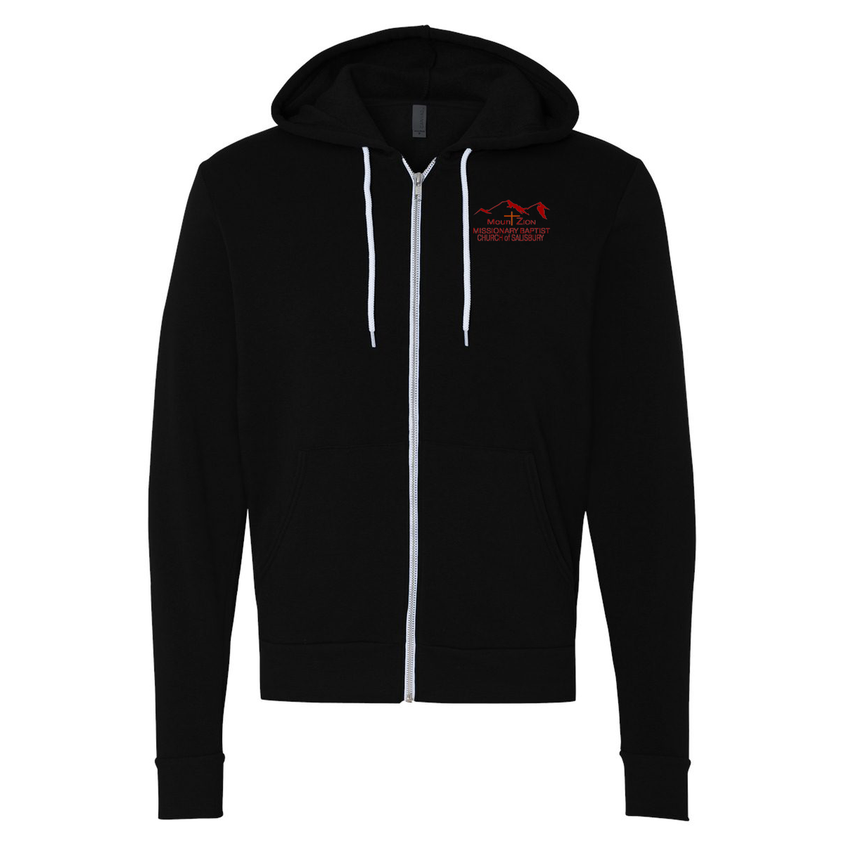 Mount Zion Missionary Baptist Church Unisex Fleece Full-Zip Hoodie