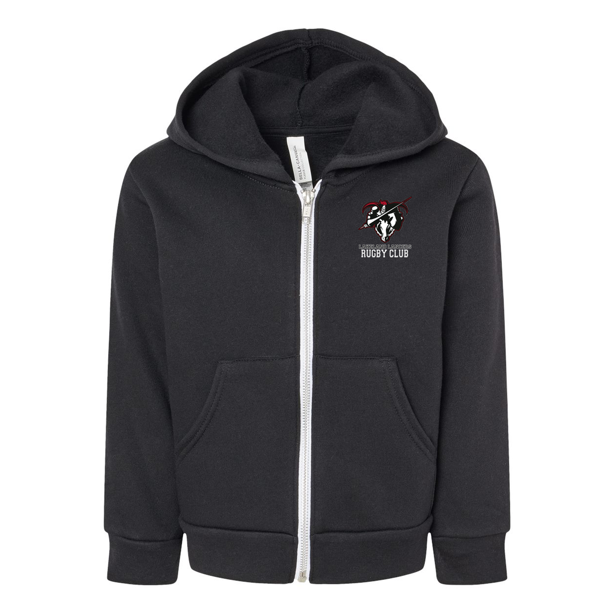 Lakeland Lancers Rugby Football Club Toddler Sponge Fleece Full-Zip Hoodie