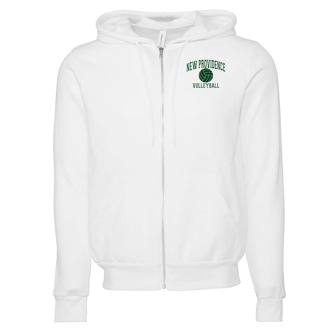 New Providence Volleyball BELLA + CANVAS Unisex Fleece Full-Zip Hoodie