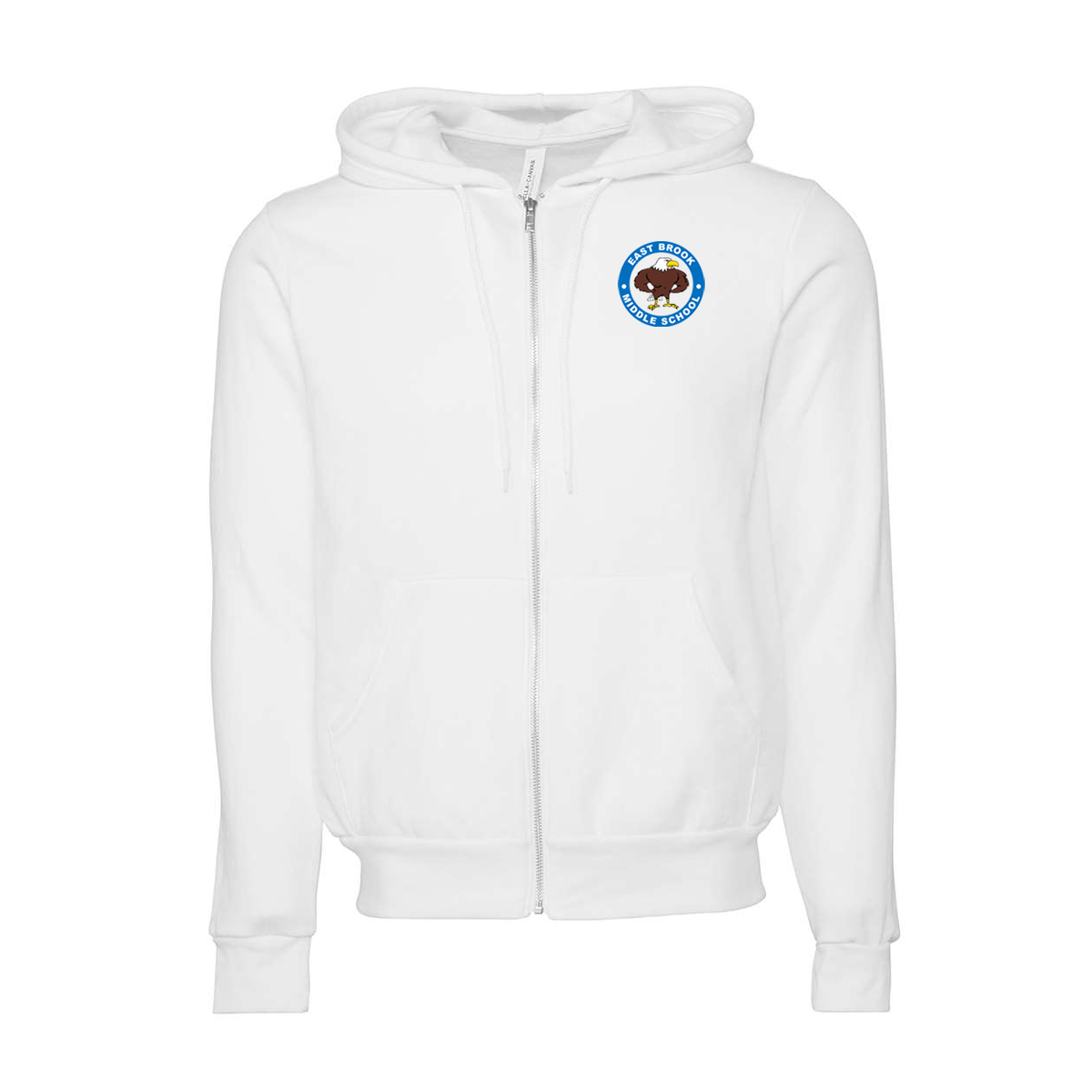 East Brook Middle School Unisex Fleece Full-Zip Hoodie