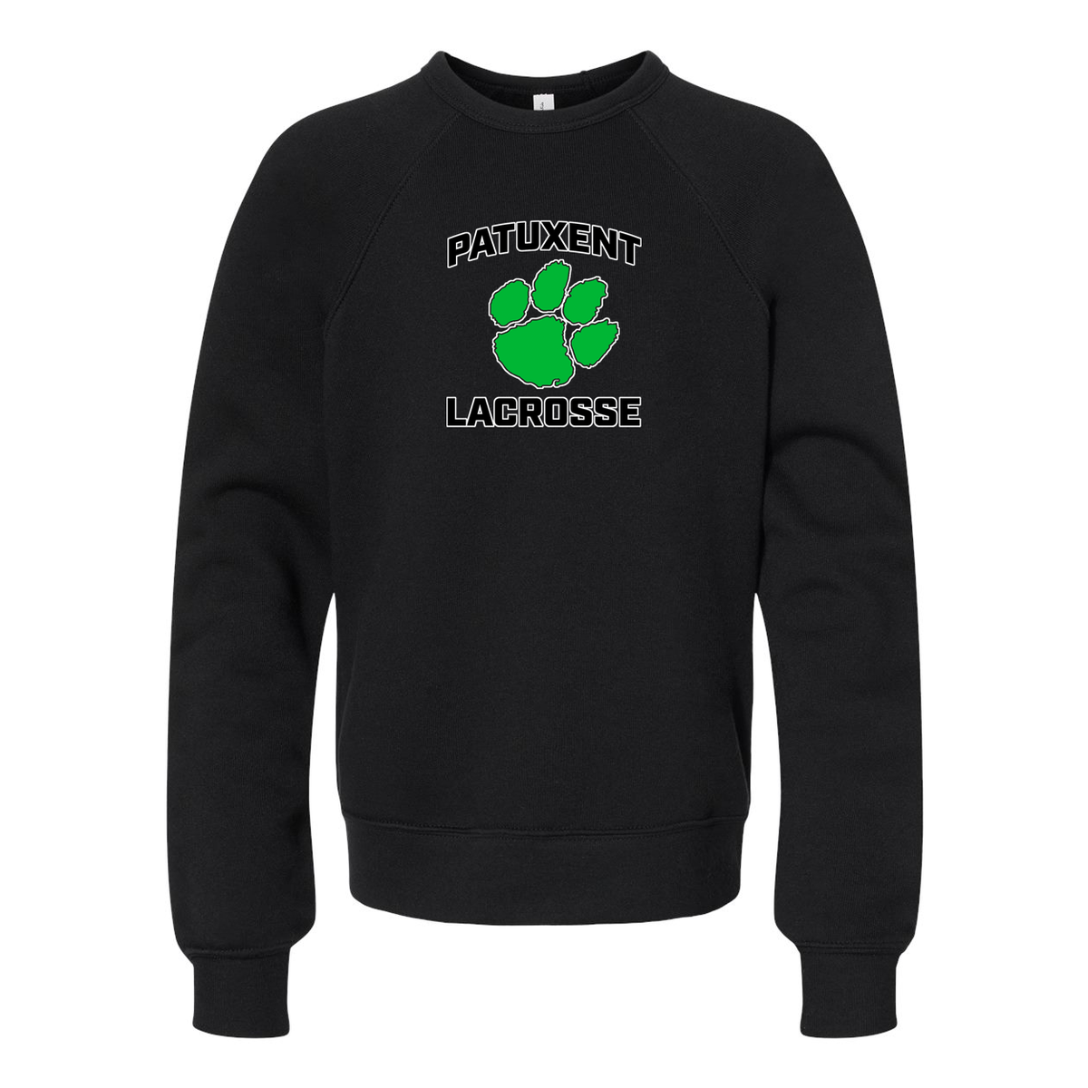 Patuxent Lacrosse Unisex Sponge Fleece Raglan Crewneck Sweatshirt