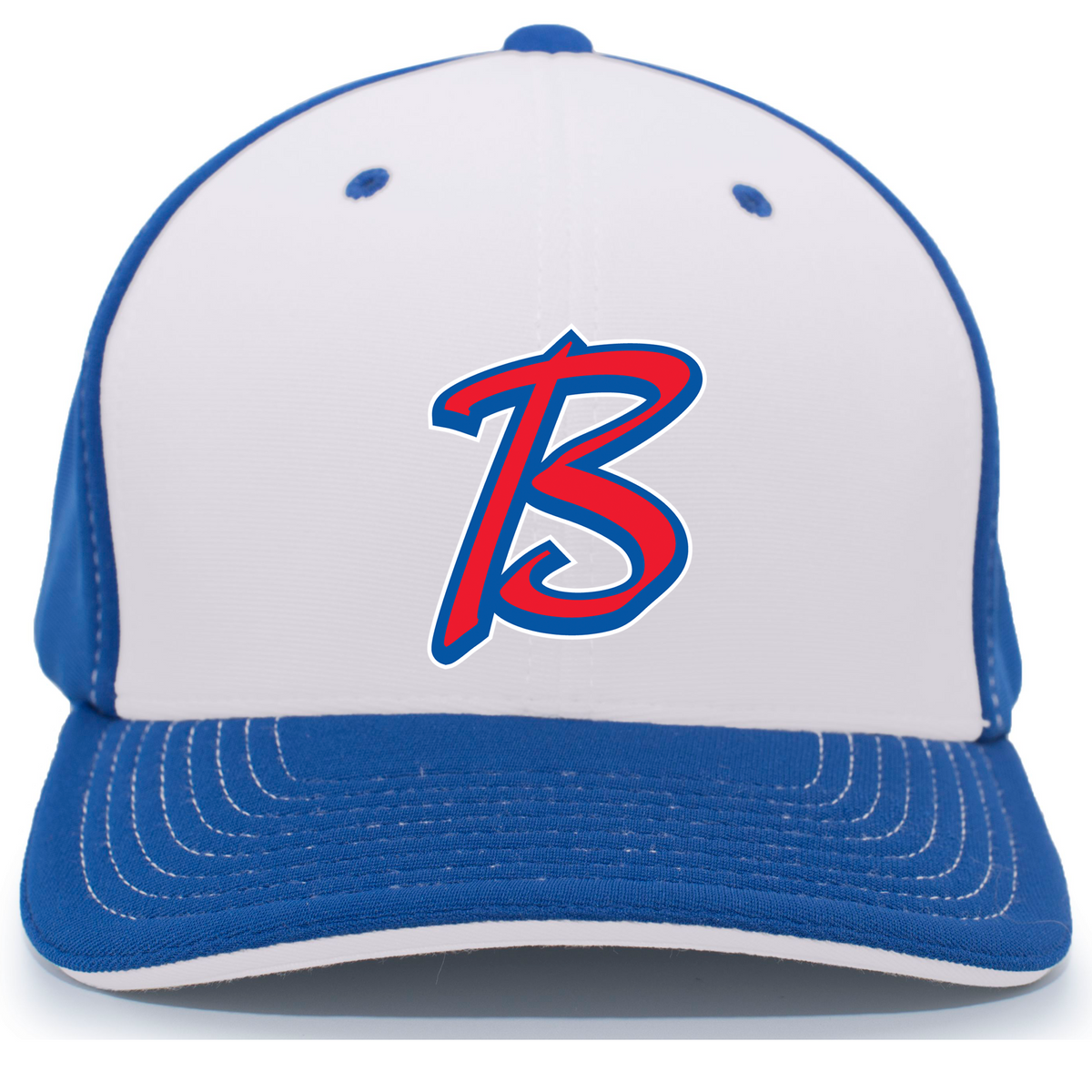 Akadema Braves Baseball M2 Performance Contrast FlexFit Hat