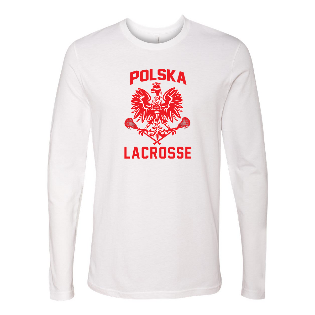 Polska Lacrosse Next Level Cotton Long Sleeve Crew