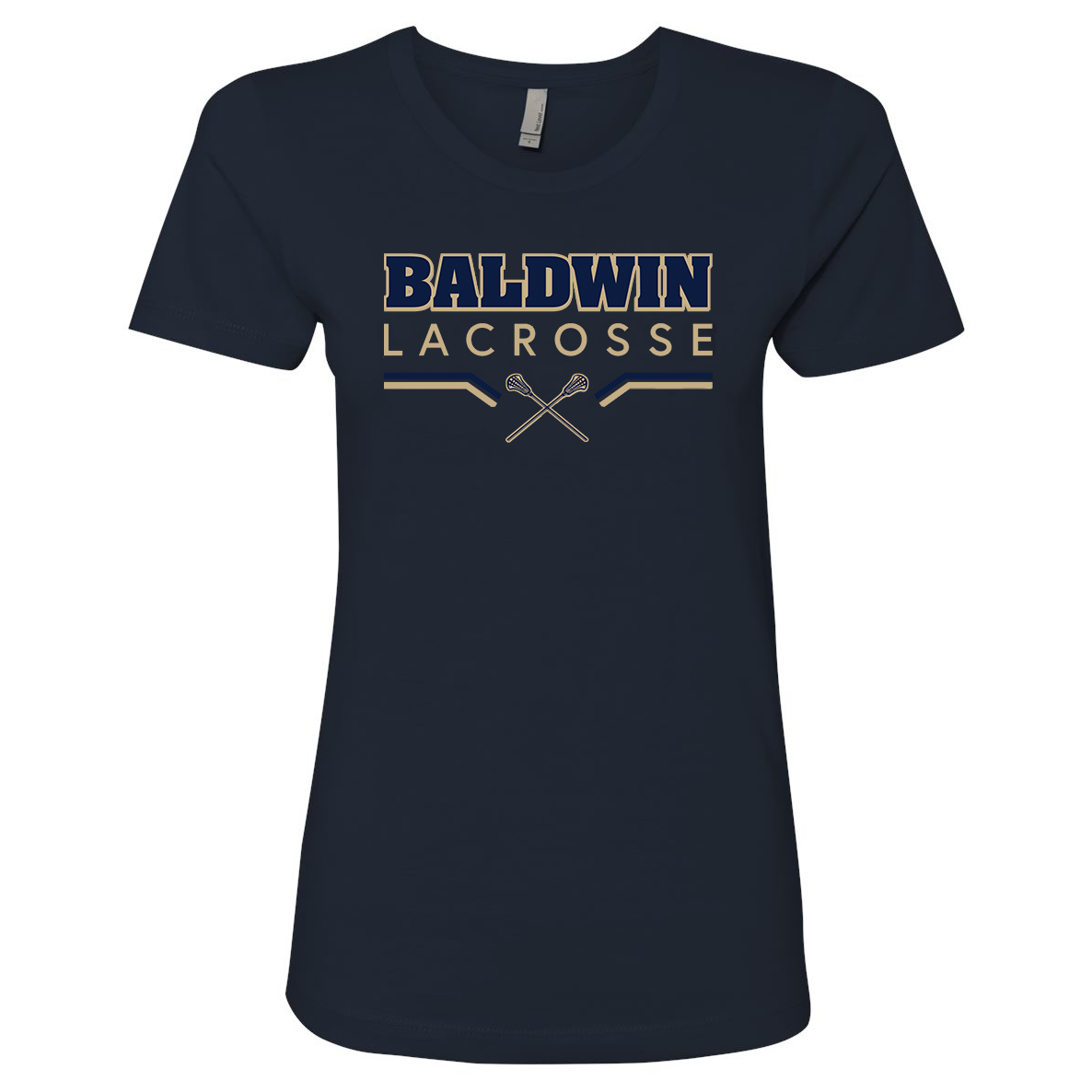 Baldwin HS Girls Lacrosse Women's Cotton T-Shirt