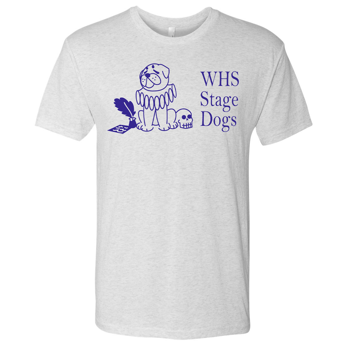 Westerly HS Drama Club Next Level Triblend Short Sleeve Crew
