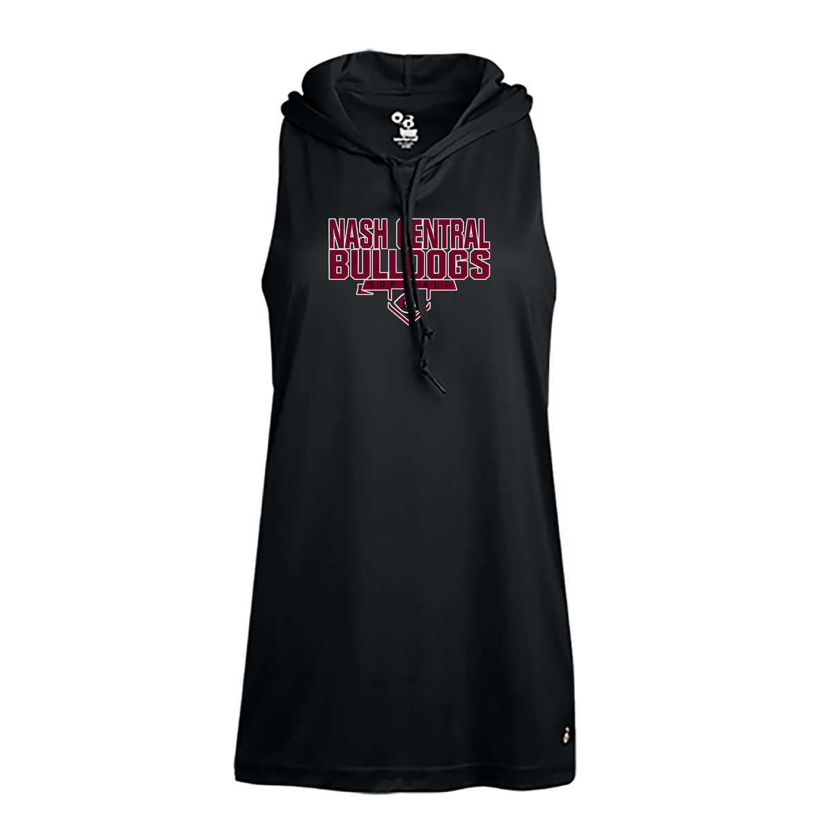 Nash Central HS Softball Women's Racerback Hooded Tank