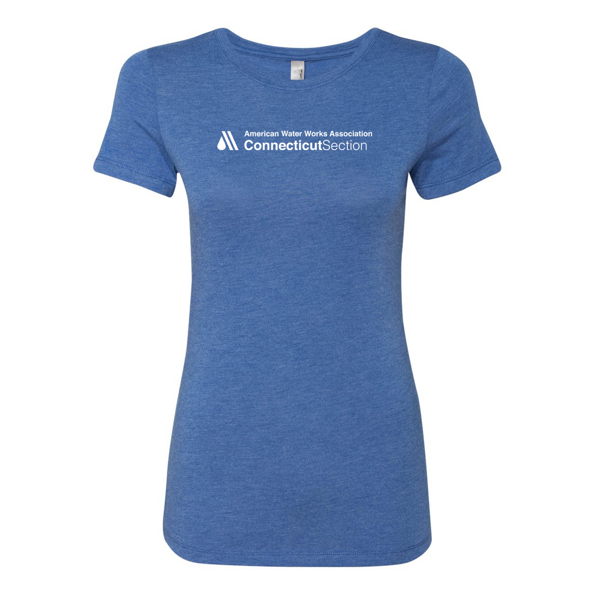 AWWA Connecticut Section Next Level Women’s Triblend Short Sleeve Crew