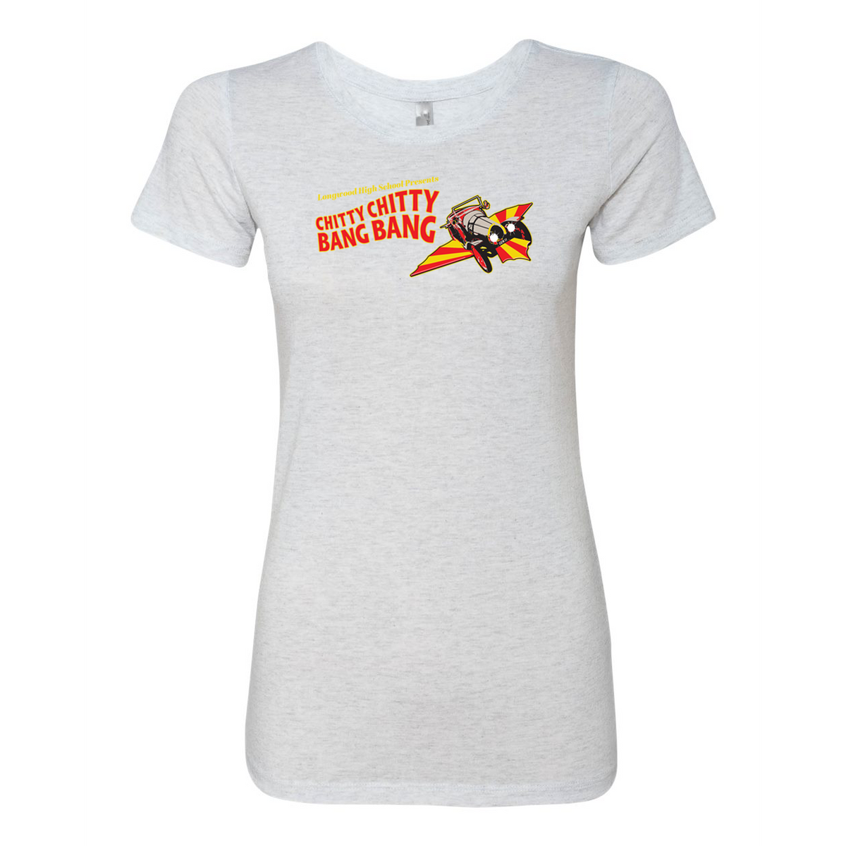 Longwood HS Theatre Next Level Women’s Triblend Short Sleeve Crew