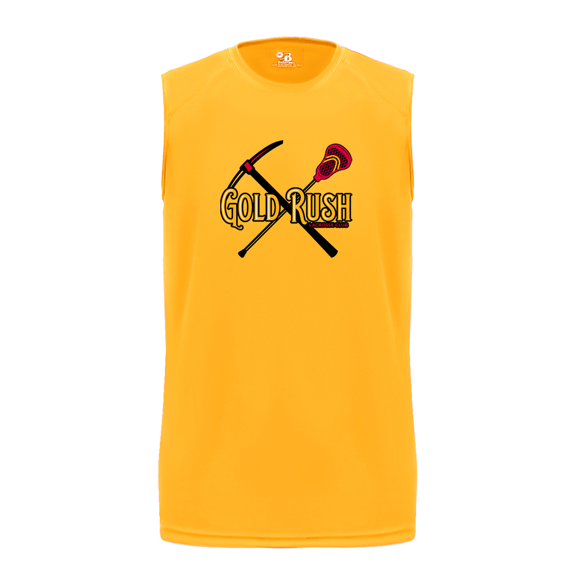 Gold Rush Lacrosse B-Core Sleeveless Performance Tank