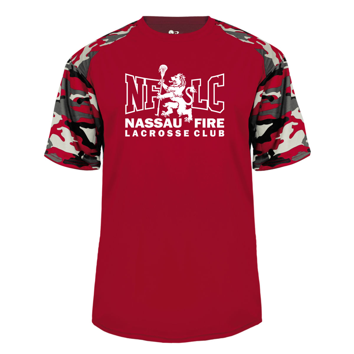 Nassau Fire Lacrosse Club Camo Sport tee