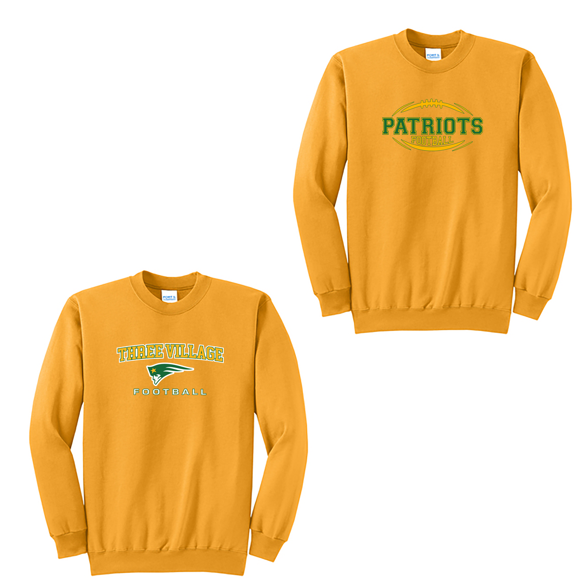 Three Village Football Crew Neck Sweatshirt