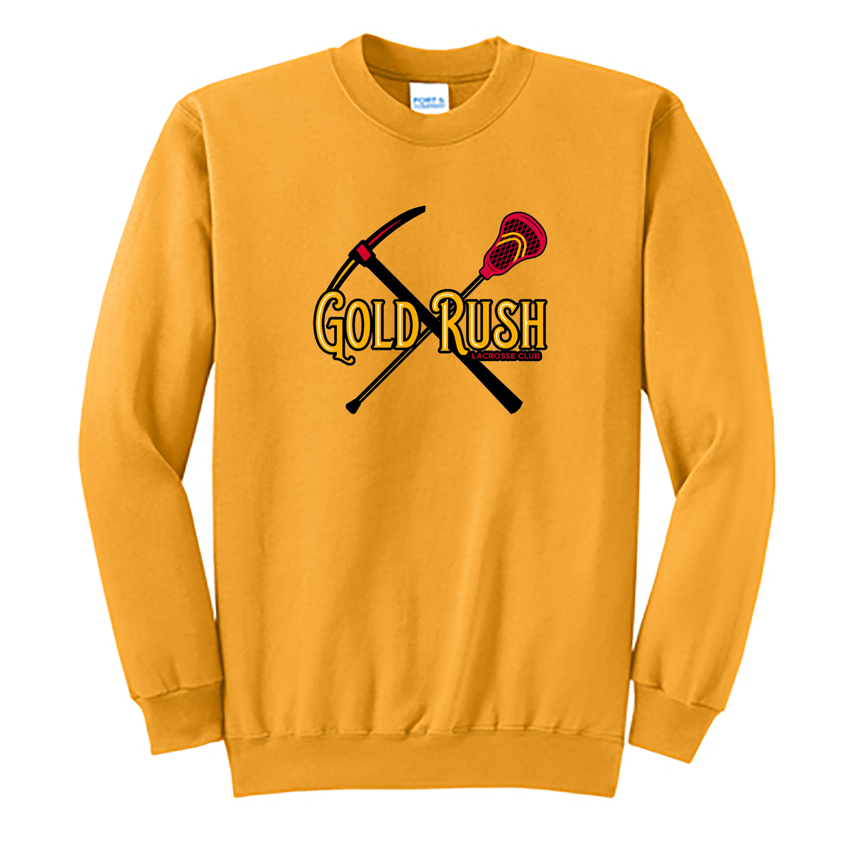 Gold Rush Lacrosse Crew Neck Sweatshirt