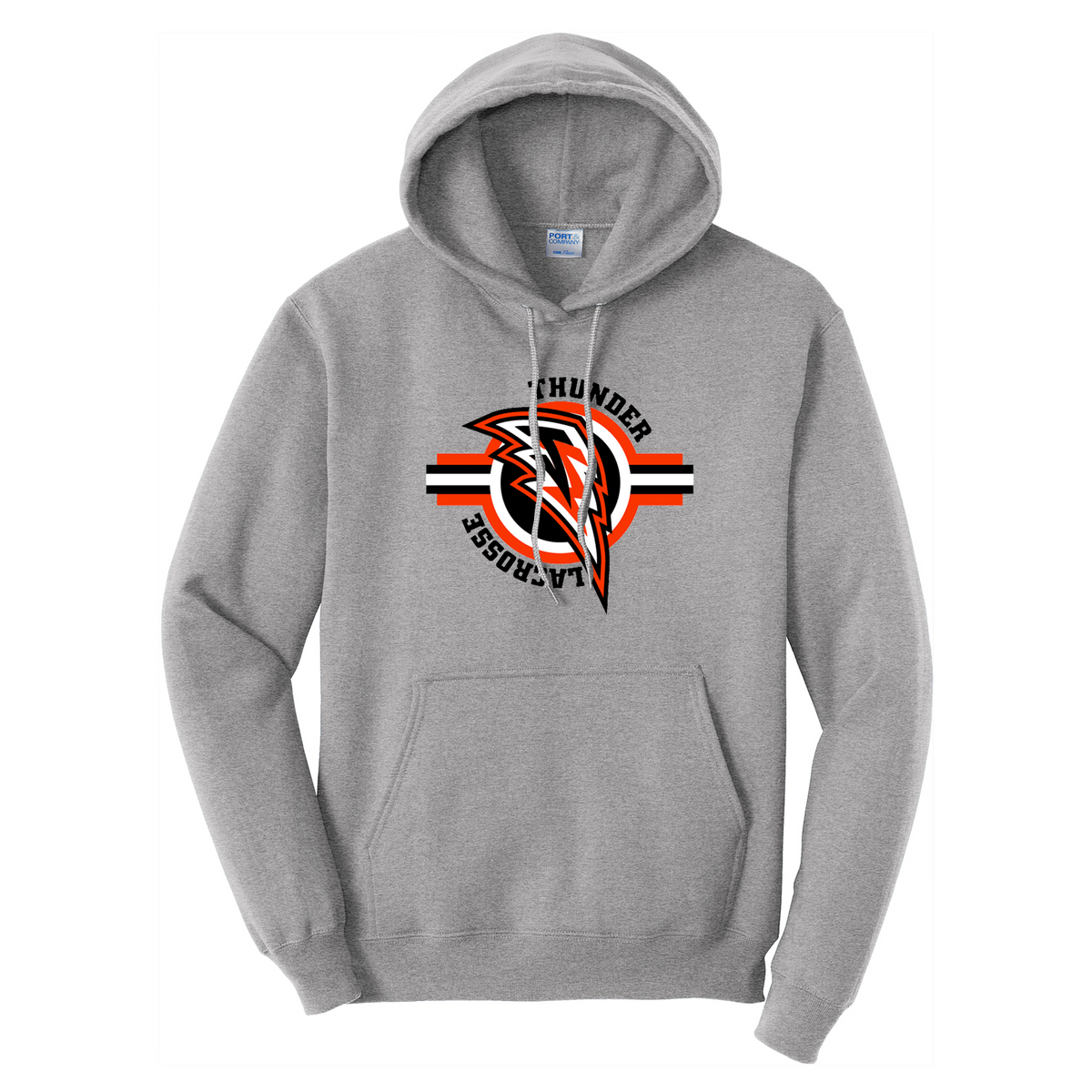 Jersey Thunder Lacrosse Port & Company Core Fleece Hooded Sweatshirt