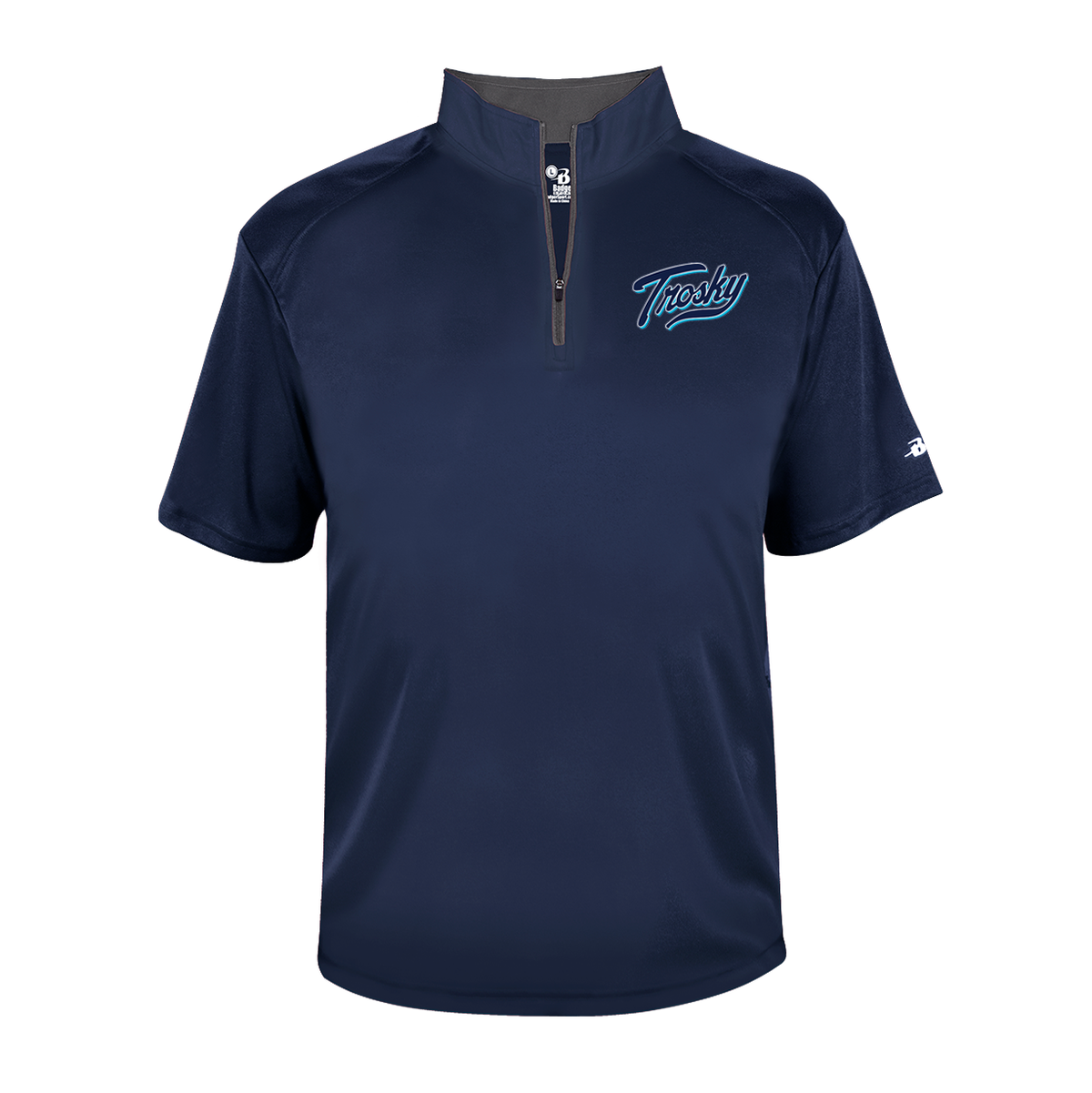 Trosky Baseball B-Core Short Sleeve 1/4 Zip